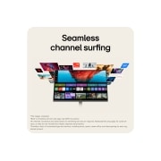 LG 31.5-inch LG Smart Monitor AI U7s, UHD Monitor for Streaming with webOS, LG Smart Monitor with streaming apps interface., 32U701SB-B, thumbnail 5