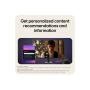 LG 31.5-inch LG Smart Monitor AI U7s, UHD Monitor for Streaming with webOS, LG Smart Monitor showing personalized content interface., 32U701SB-B, thumbnail 11