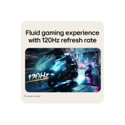 LG 34-inch UltraWide, WQHD Curved (1800R) 120Hz Monitor, LG UltraWide Curved monitor displaying fast-moving game content with 120Hz refresh rate for smooth motion., 34U601B-B, thumbnail 9