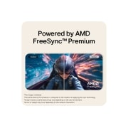 LG 34-inch UltraWide, WQHD Curved (1800R) 120Hz Monitor, LG UltraWide Curved Monitor illustrating AMD FreeSync Premium technology with a side-by-side comparison of disabled and enabled modes., 34U601B-B, thumbnail 10