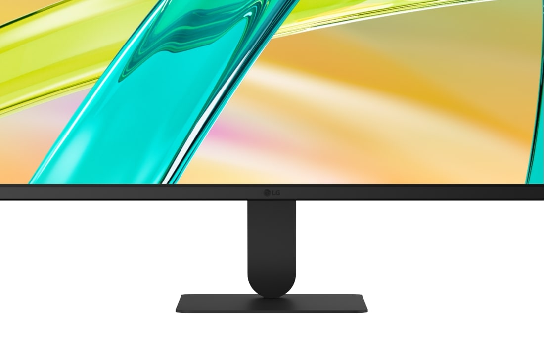 LG 32-inch LG Monitor U4, Full HD 120Hz Monitor, Close-up of LG monitor front showing ultra-slim bezel and minimal stand design., 32U401B-B, thumbnail 12
