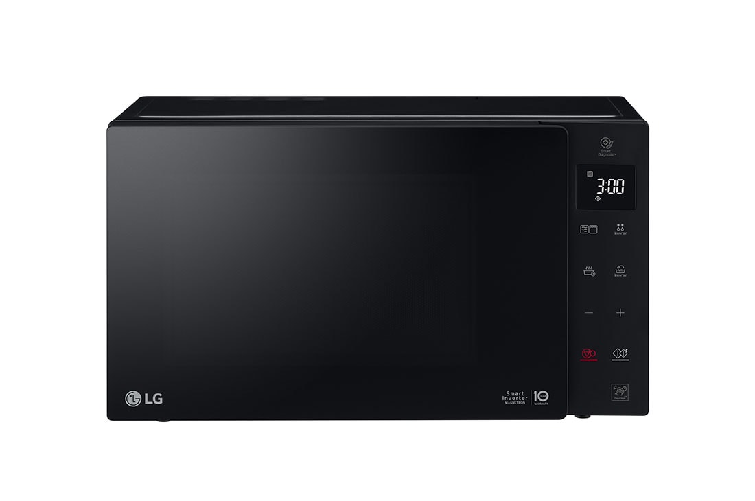 LG Black Microwave with Oven & Grill, 25L, MH6535GIS, thumbnail 0