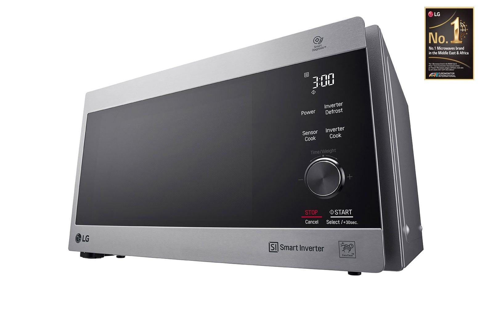 LG Black Silver Microwave with Oven Grill 42L LG UAE