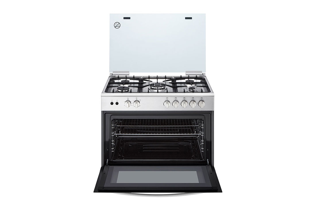 LG 90cm Gas Cooker with Rotisserie Grill, FA415RMA, thumbnail 2