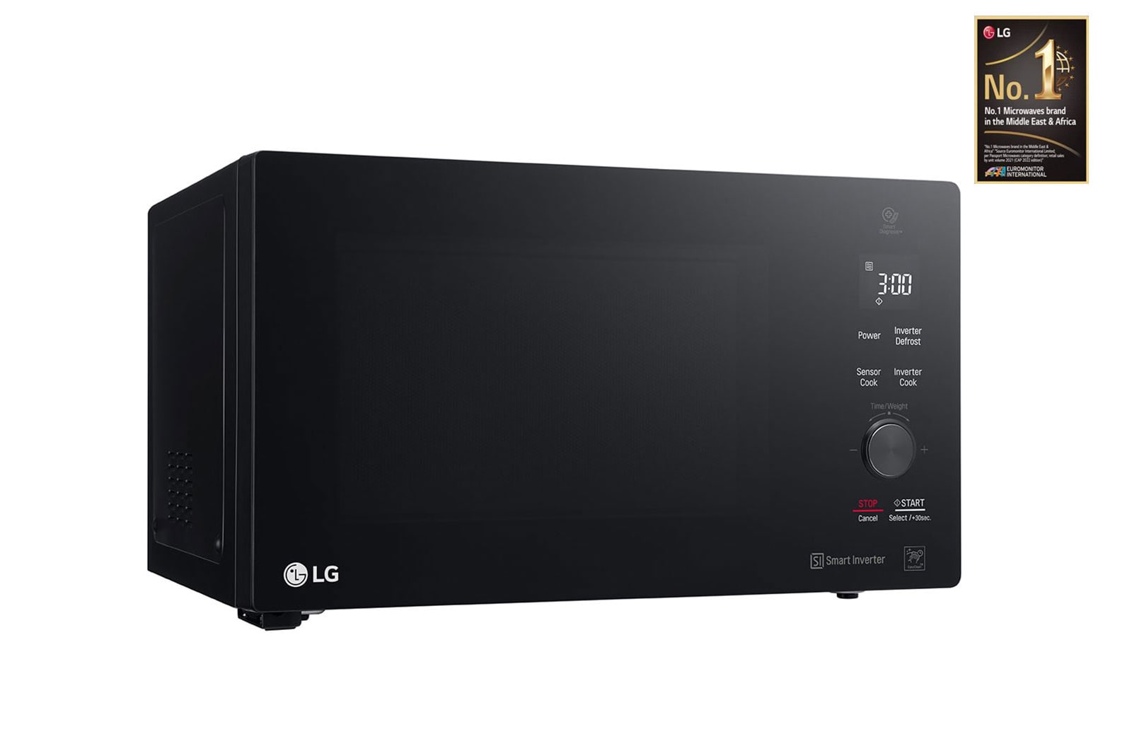 LG Black Microwave Oven with Grill, 42L LG UAE