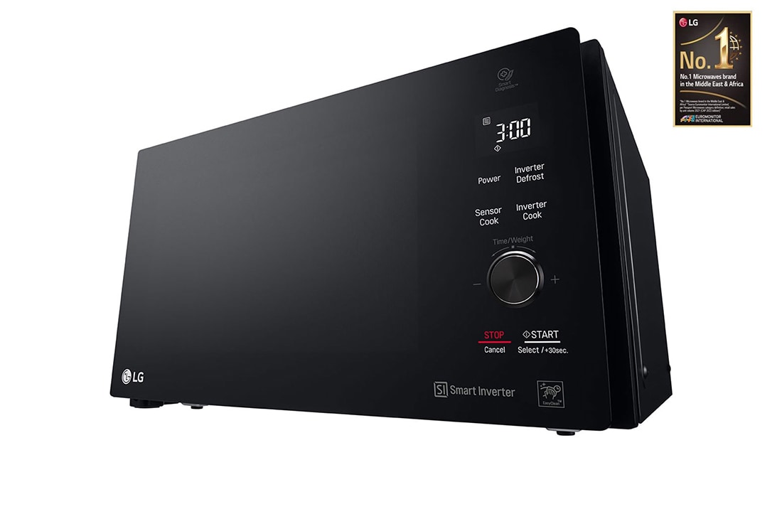 LG Black Microwave Oven with Grill, 42L, MH8265DIS, MH8265DIS, thumbnail 4