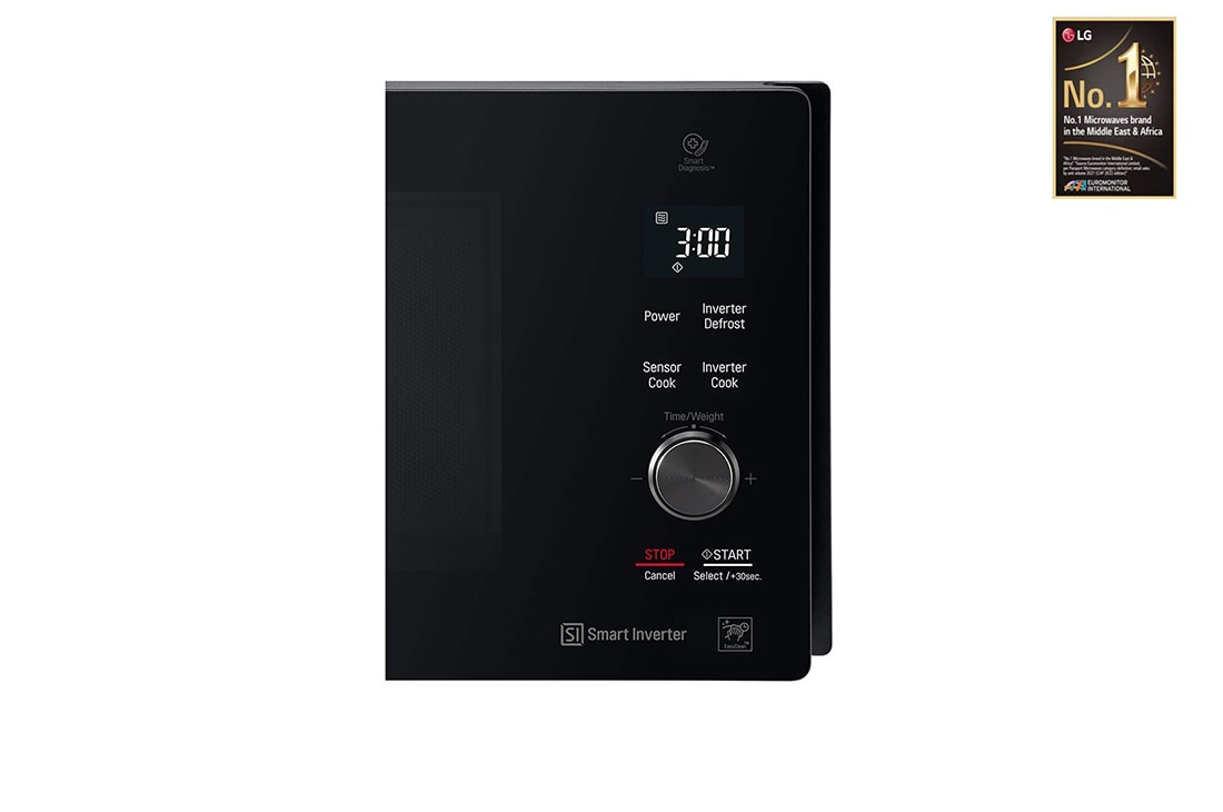 LG Black Microwave Oven with Grill, 42L, MH8265DIS, MH8265DIS, thumbnail 2