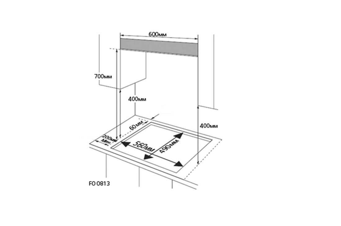 LG Built-in Gas Hob with 4 Burners, HU641BBG, HU641BBG, thumbnail 6