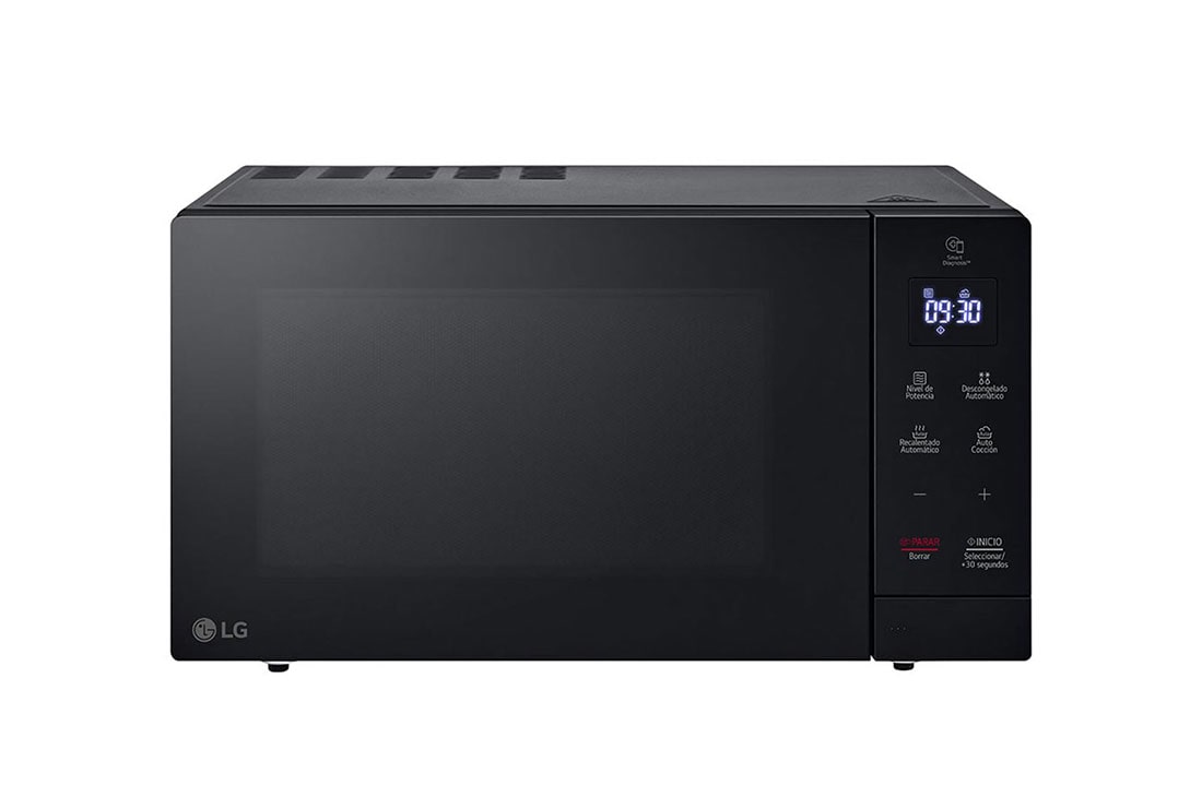 LG 2023 LG NeoChef™ Black Microwave, 30L, Front view, MS3032JAS
