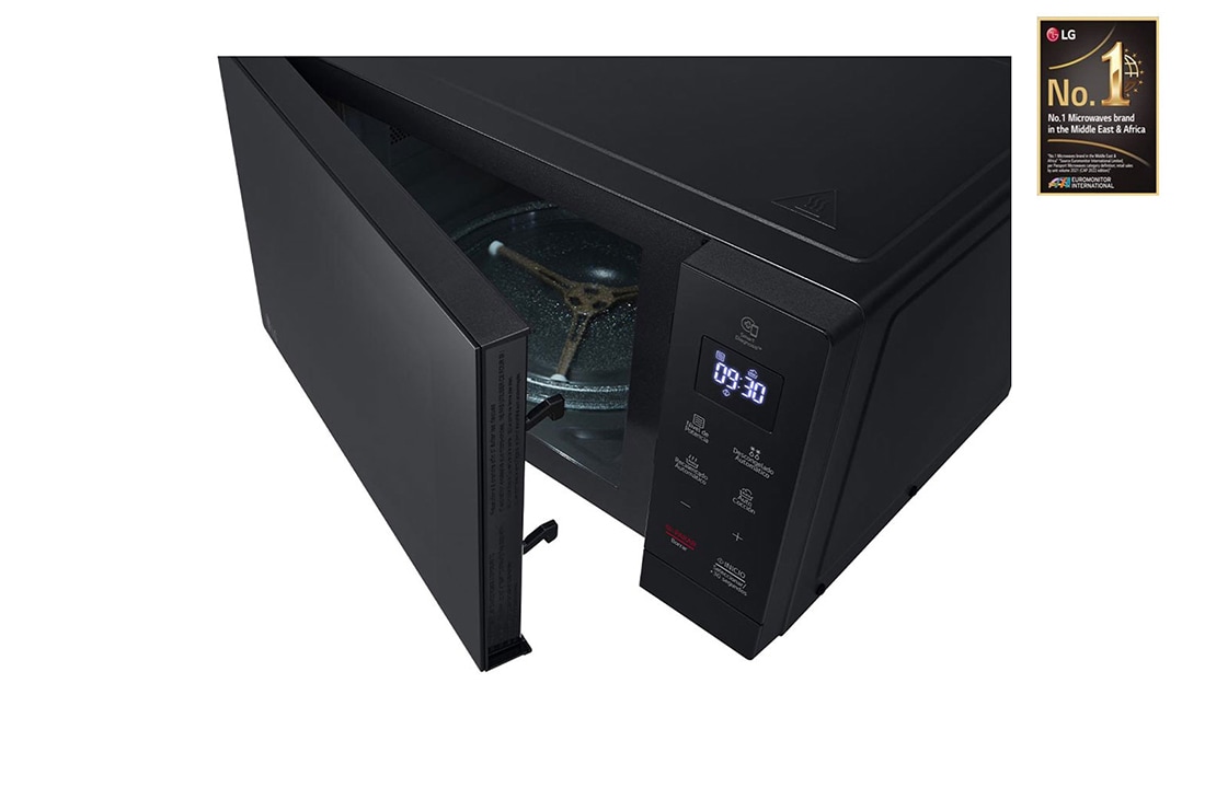 LG  LG NeoChef™ Black Microwave, 30L, perspective display Detail, MS3032JAS, thumbnail 6
