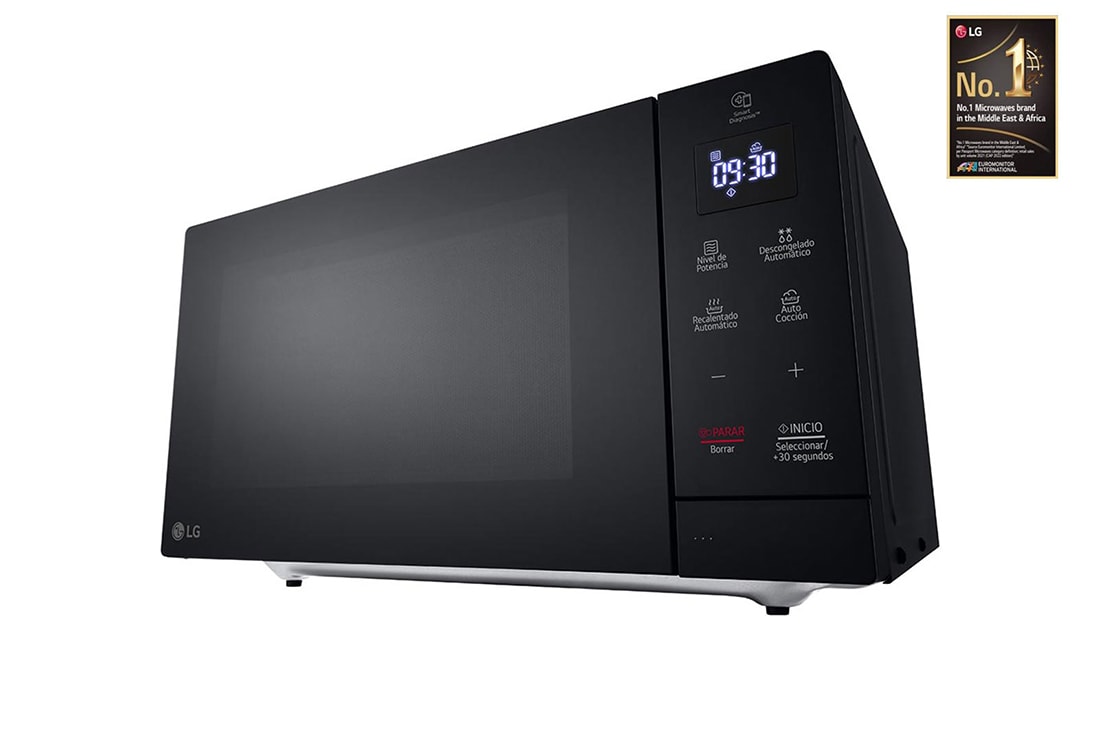 LG  LG NeoChef™ Black Microwave, 30L, Perspective, MS3032JAS, thumbnail 9