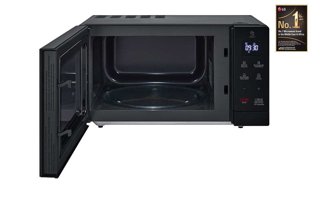 LG  LG NeoChef™ Black Microwave, 30L, Front open, MS3032JAS, thumbnail 3