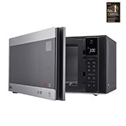 LG Microwave oven Solo LG-MS2595CIS with Smart Inverter technology, 25 liters, front half door open view, MS2595CIS, thumbnail 4
