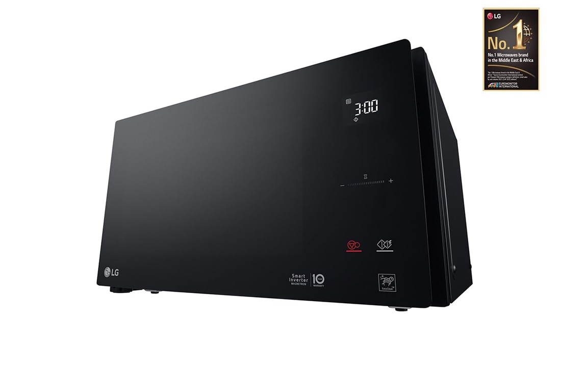 LG Microwave oven Solo LG-MS2595DIS with Smart Inverter technology, 25 liters, perspective view, MS2595DIS, thumbnail 6