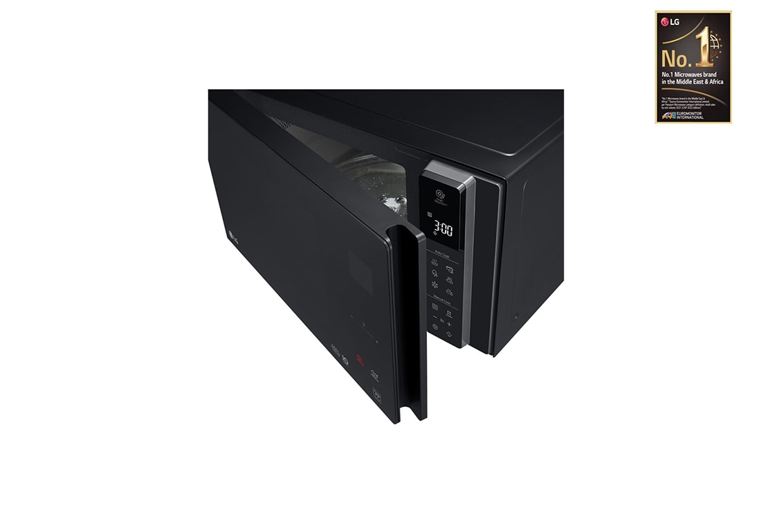 LG Microwave oven Solo LG-MS2595DIS with Smart Inverter technology, 25 liters, top perspective view, MS2595DIS, thumbnail 7