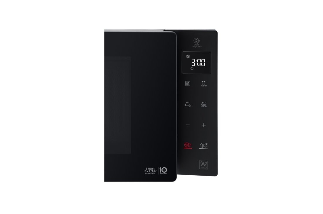 LG 25L Smart Inverter Microwave Oven with EasyClean, display view, MS2535GIB, thumbnail 2