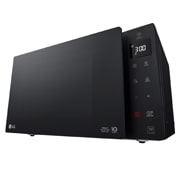 LG 25L Smart Inverter Microwave Oven with EasyClean, perspective view, MS2535GIB, thumbnail 6