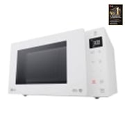 LG 1000W Smart Inverter Microwave Oven with EasyClean, perspective view, MS2336GIH, thumbnail 3