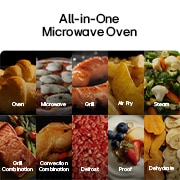 LG 38L SolarDOM™ Microwave Oven, featuring Air Fry Mode and Dual Heating, Left side view of  SolarDOM™​​, MA3885SPS, thumbnail 11