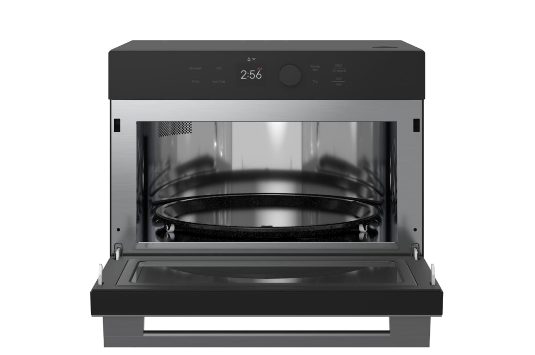 LG 38L SolarDOM™ Microwave Oven, featuring Air Fry Mode and Dual Heating, top open, MA3885SPB, thumbnail 2