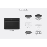 LG 38L SolarDOM™ Microwave Oven, featuring Air Fry Mode and Dual Heating, side, MA3885SPB, thumbnail 14