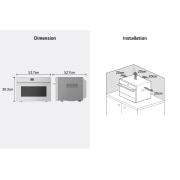 LG 38L SolarDOM™ Microwave Oven, featuring Air Fry Mode and Dual Heating, back, MA3885SPB, thumbnail 15