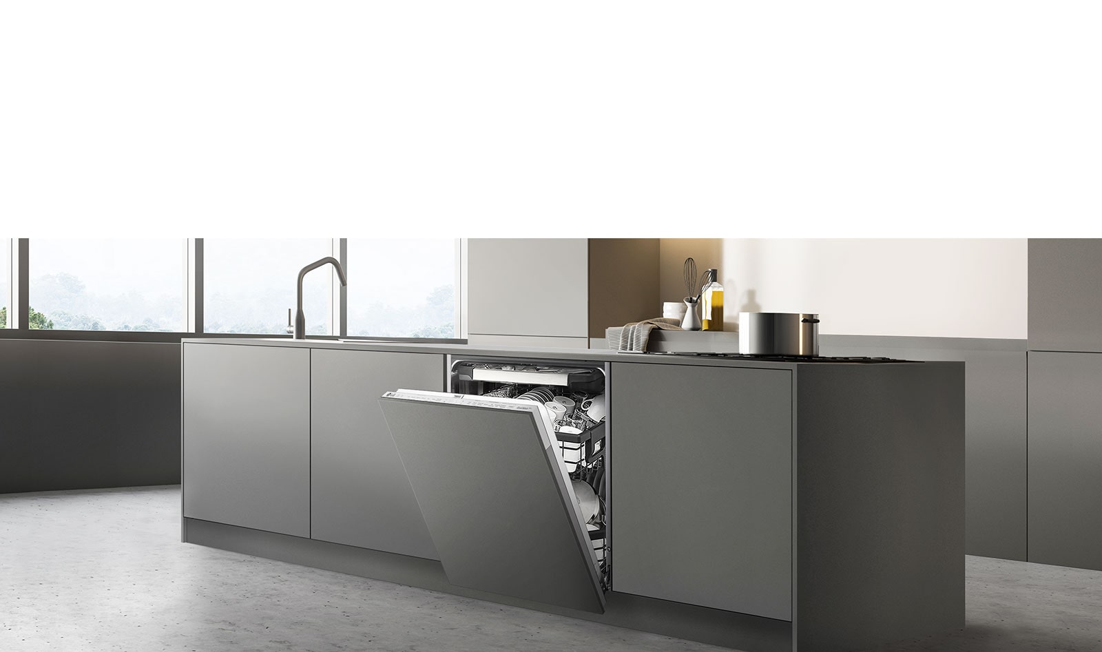 It shows 7 colors/materials of the freezer : Green, Silver and Matte Black of Stainless Steel, Mint, Pink, Beige and Silver of Mist Glass.