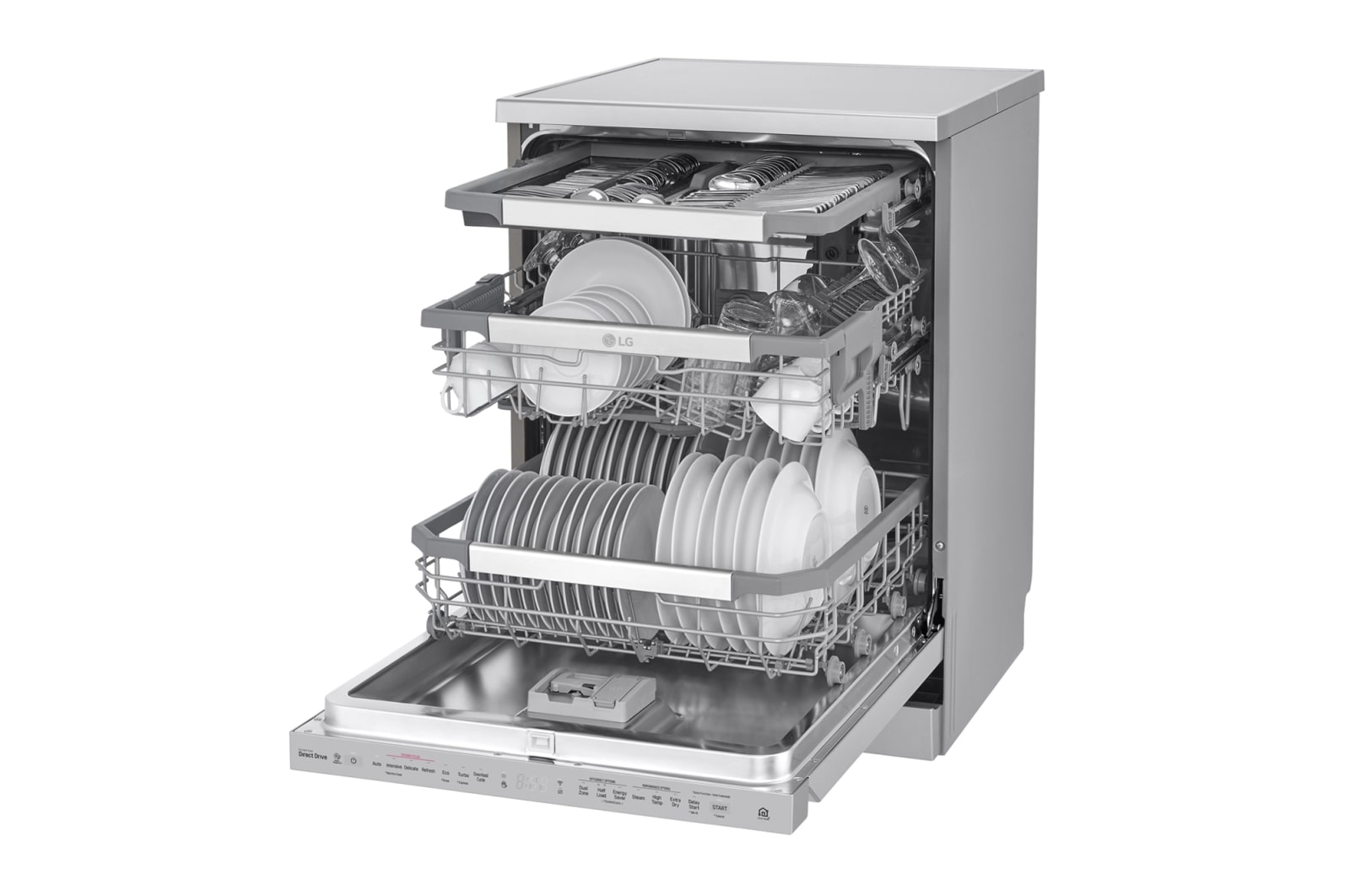 Lg Quadwash Steam Dishwasher 14 Place Settings Easyrack Plus