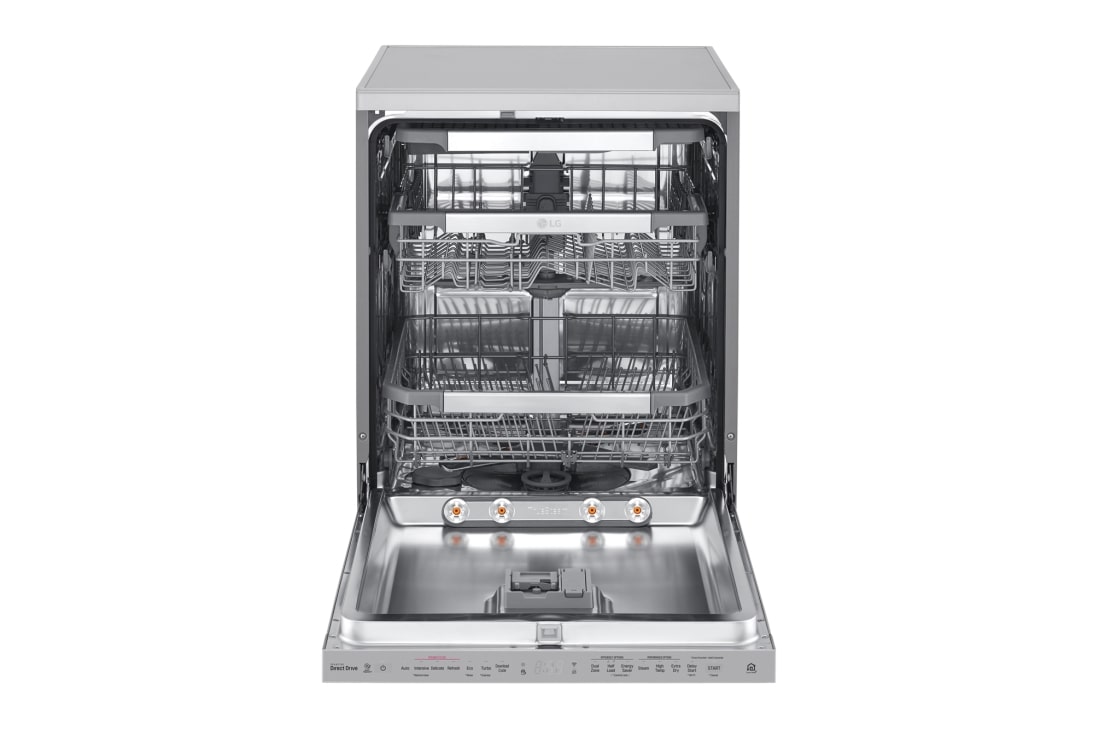 LG QuadWash™ Steam Dishwasher, 14 Place Settings, EasyRack™ Plus, Inverter Direct Drive, ThinQ™, DFB325HS, thumbnail 13