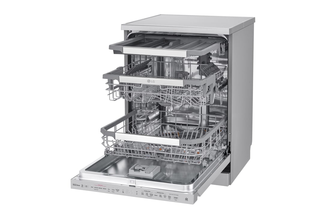 LG QuadWash Steam Dishwasher 14 Place Settings EasyRack Plus