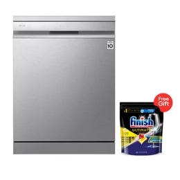 LG QuadWash™ Steam Dishwasher, 14 Place Settings, EasyRack™ Plus, Inverter Direct Drive, ThinQ™2