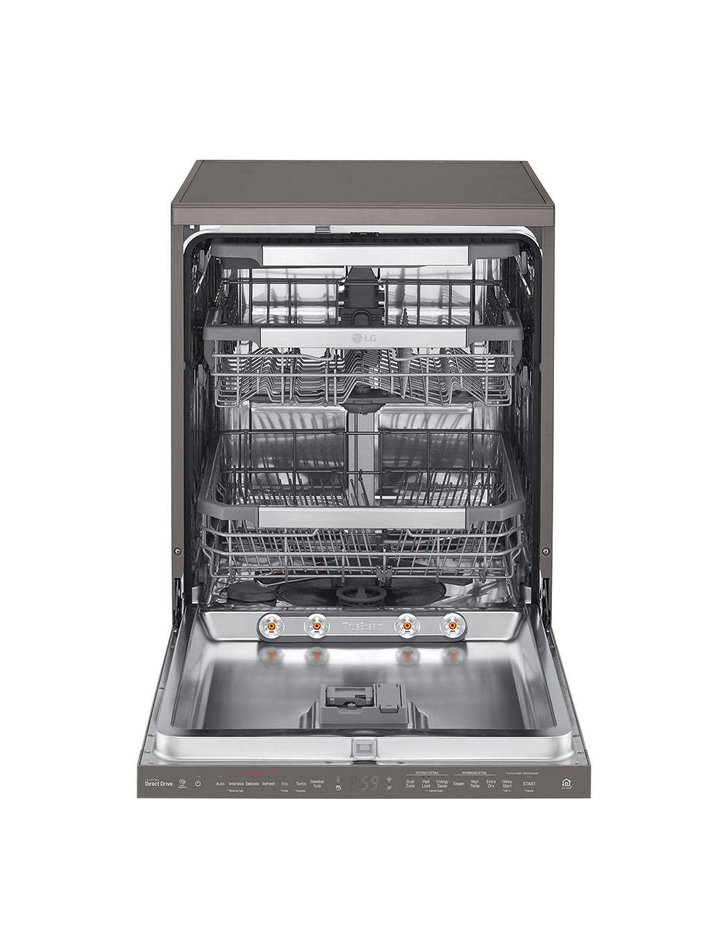 LG QuadWash™ Steam Dishwasher, 14 Place Settings, EasyRack™ Plus