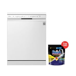 LG QuadWash™ White Dishwasher with ThinQ™2