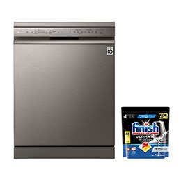 LG Platinum Silver Dishwasher, QuadWash™2