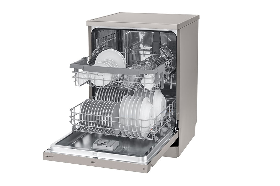 LG QuadWash™ Steam Dishwasher, Fewer Water Spots, right open 1, DFC532FP, thumbnail 8
