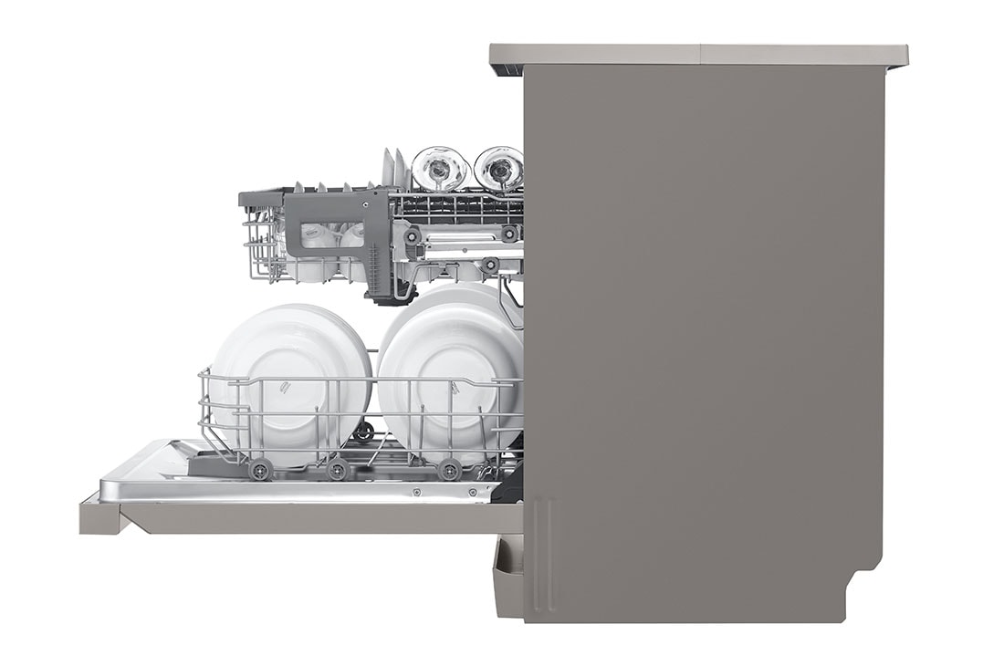 LG QuadWash™ Steam Dishwasher, 14 Place Settings, EasyRack™ Plus