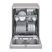 LG QuadWash™ Steam Dishwasher, Fewer Water Spots, front open 1, DFC532FP, thumbnail 2