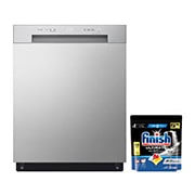 LG  LG QuadWash™ Dishwasher, Inverter Direct Drive, front view, DFC612FV, thumbnail 1