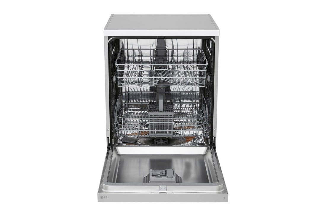 LG  LG QuadWash™ Dishwasher, Inverter Direct Drive, front door open view, DFC612FV, thumbnail 3