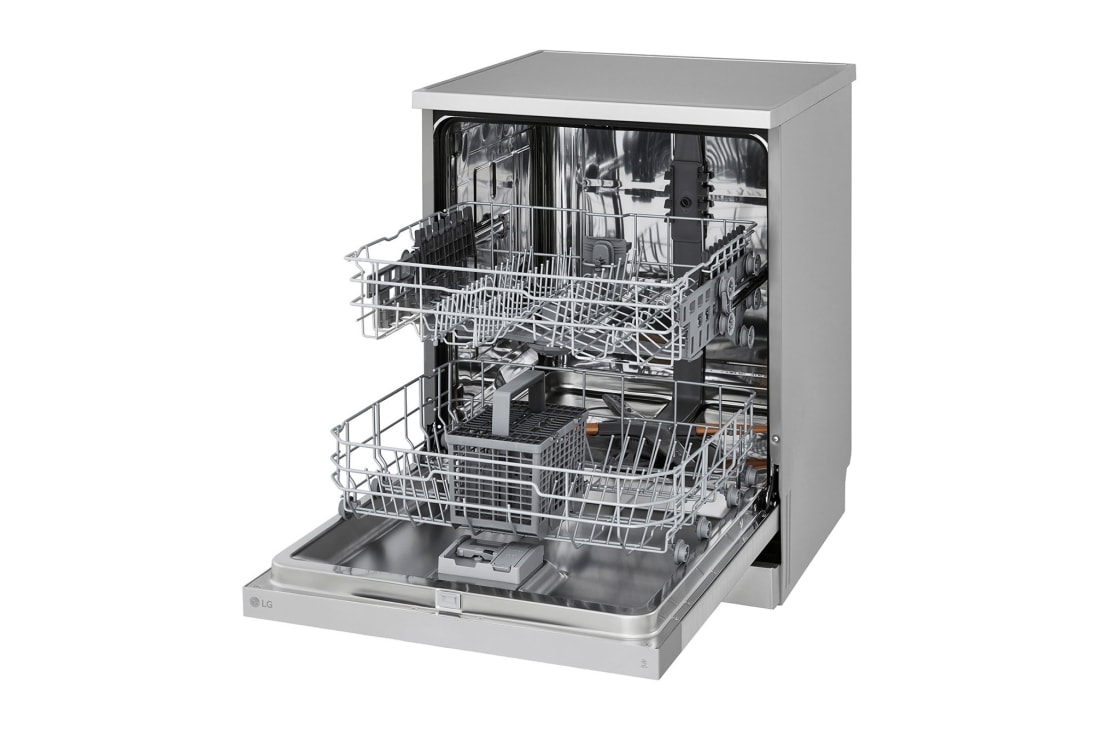 LG  LG QuadWash™ Dishwasher, Inverter Direct Drive, right perspective view, DFC612FV, thumbnail 8