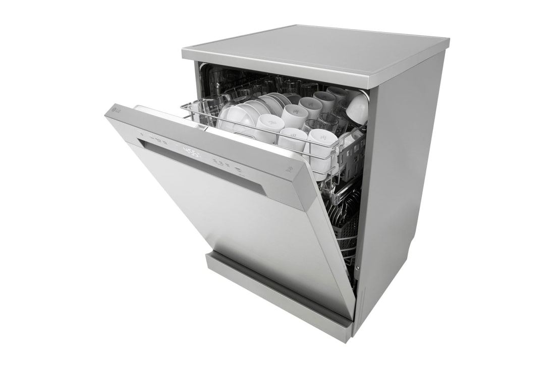 LG  LG QuadWash™ Dishwasher, Inverter Direct Drive, right perspective view, DFC612FV, thumbnail 11