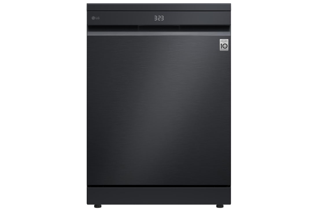 LG 14 Places QuadWash™ Dishwasher Matte Black with TrueSteam™, Auto Open Dry and Heat Dry, DFC287HMS