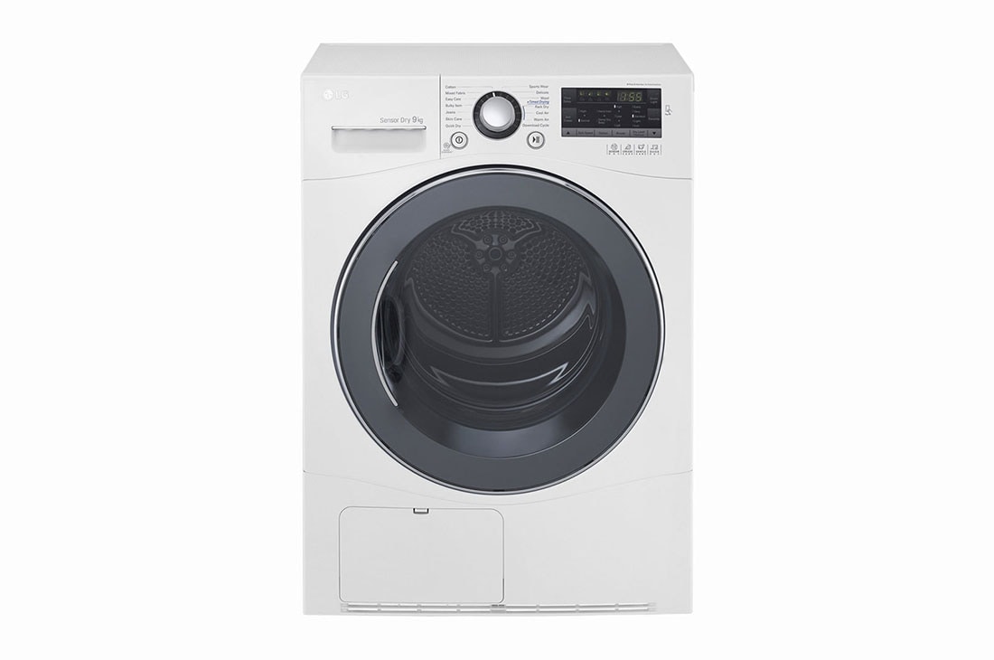 LG Dryer, 9 Kg, Sensor Dry, Inverter Technology, NFC, RC9066A3F