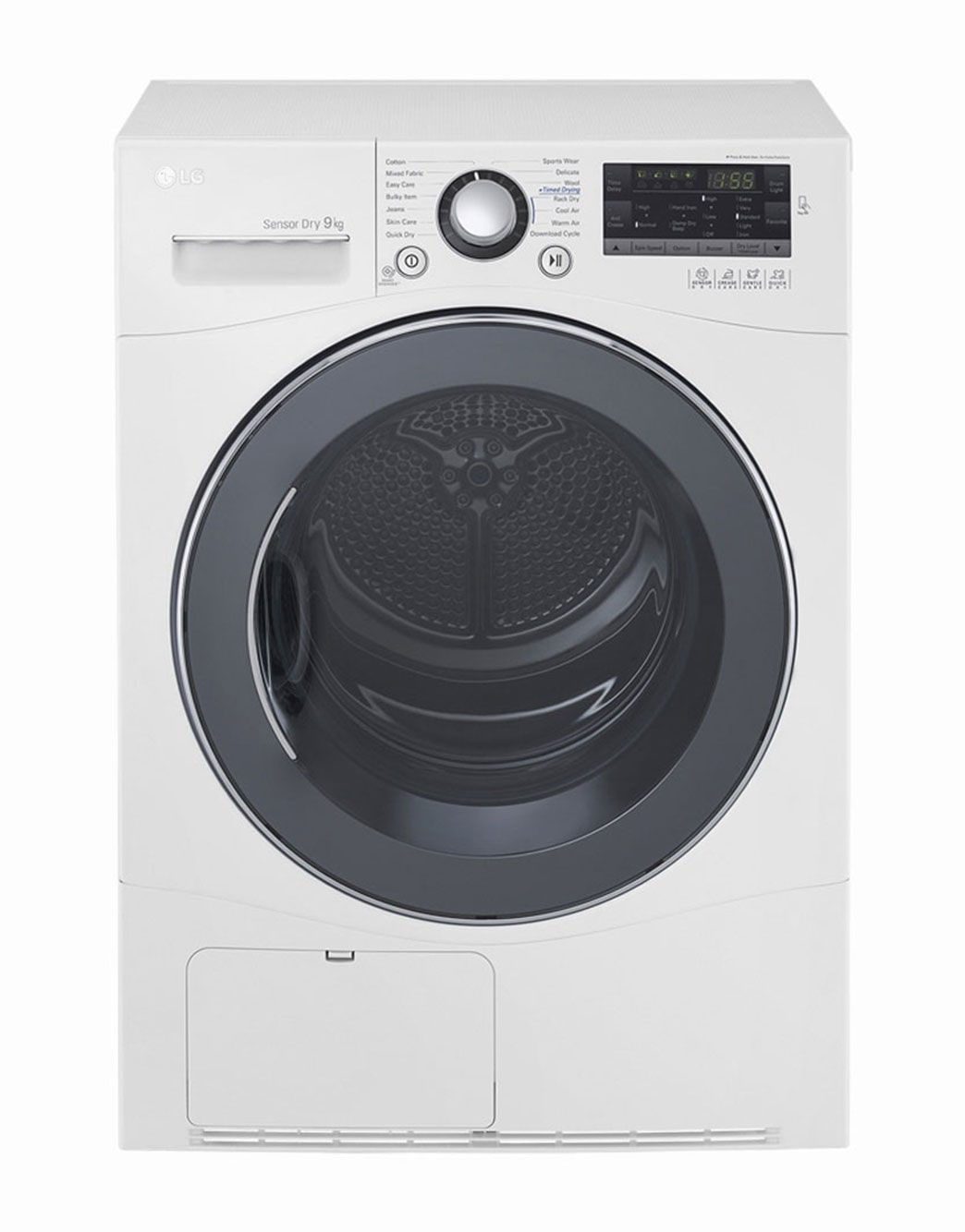 LG Dryer, 9 Kg, Sensor Dry, Inverter Technology, NFC, RC9066A3F