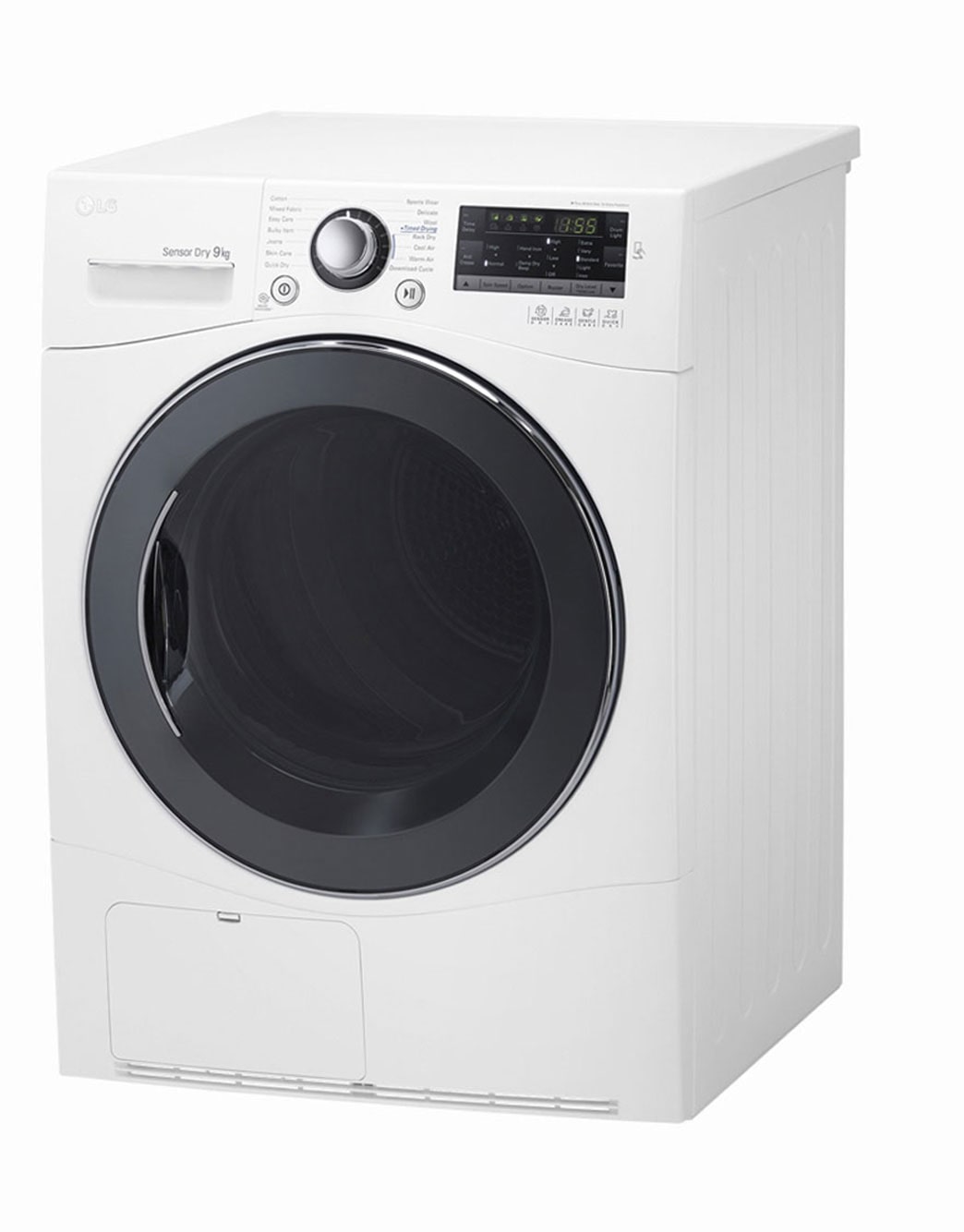 LG Dryer, 9 Kg, Sensor Dry, Inverter Technology, NFC, RC9066A3F