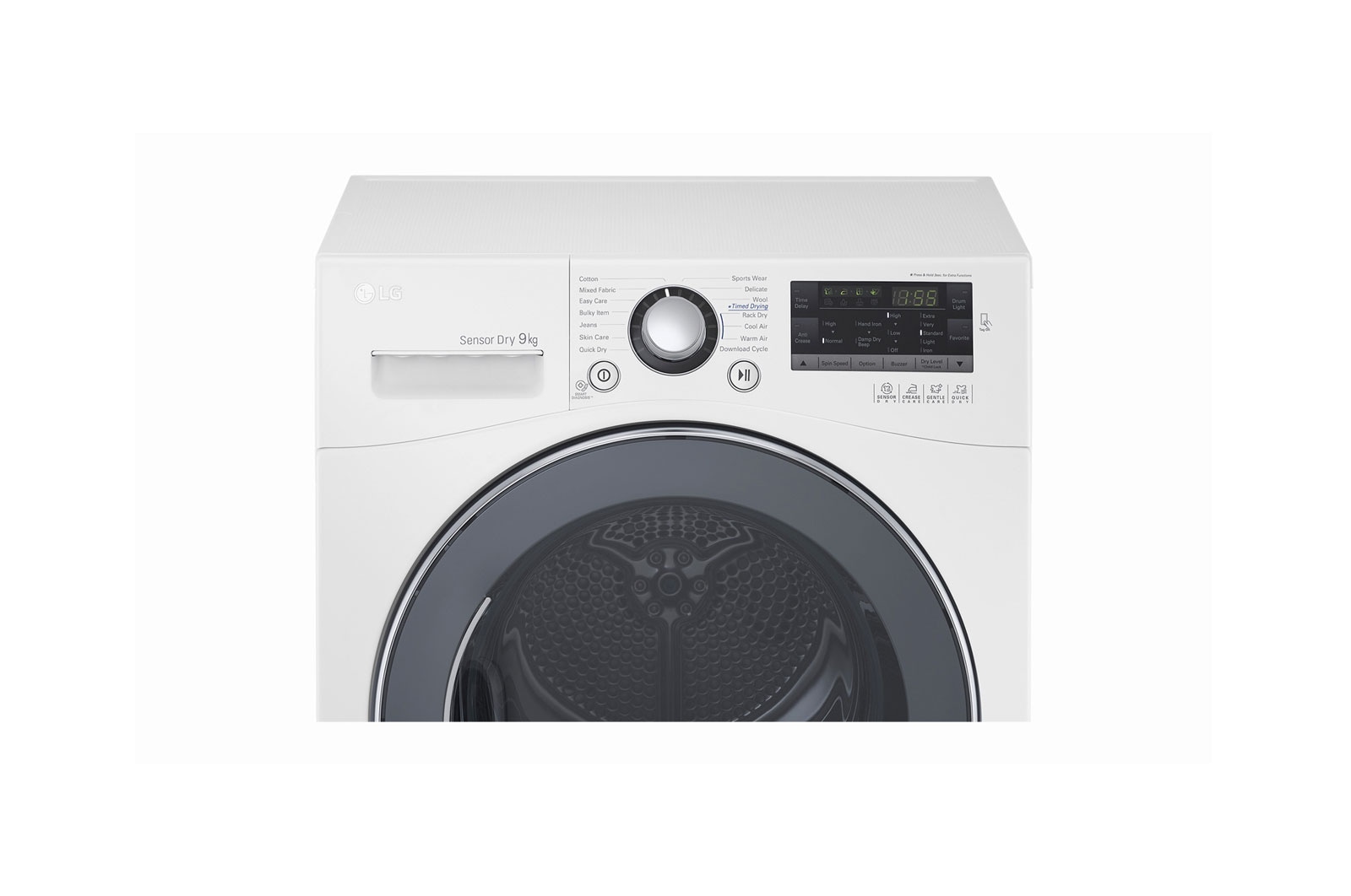 LG Dryer, 9 Kg, Sensor Dry, Inverter Technology, NFC, RC9066A3F