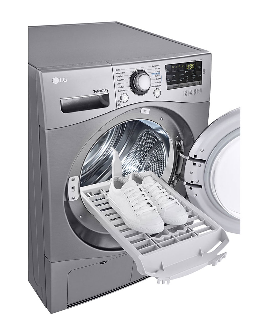 LG Dryer, Condensing Type, 9 Kg, Sensor Dry, Smart Diagnosis™, RC9066G2F