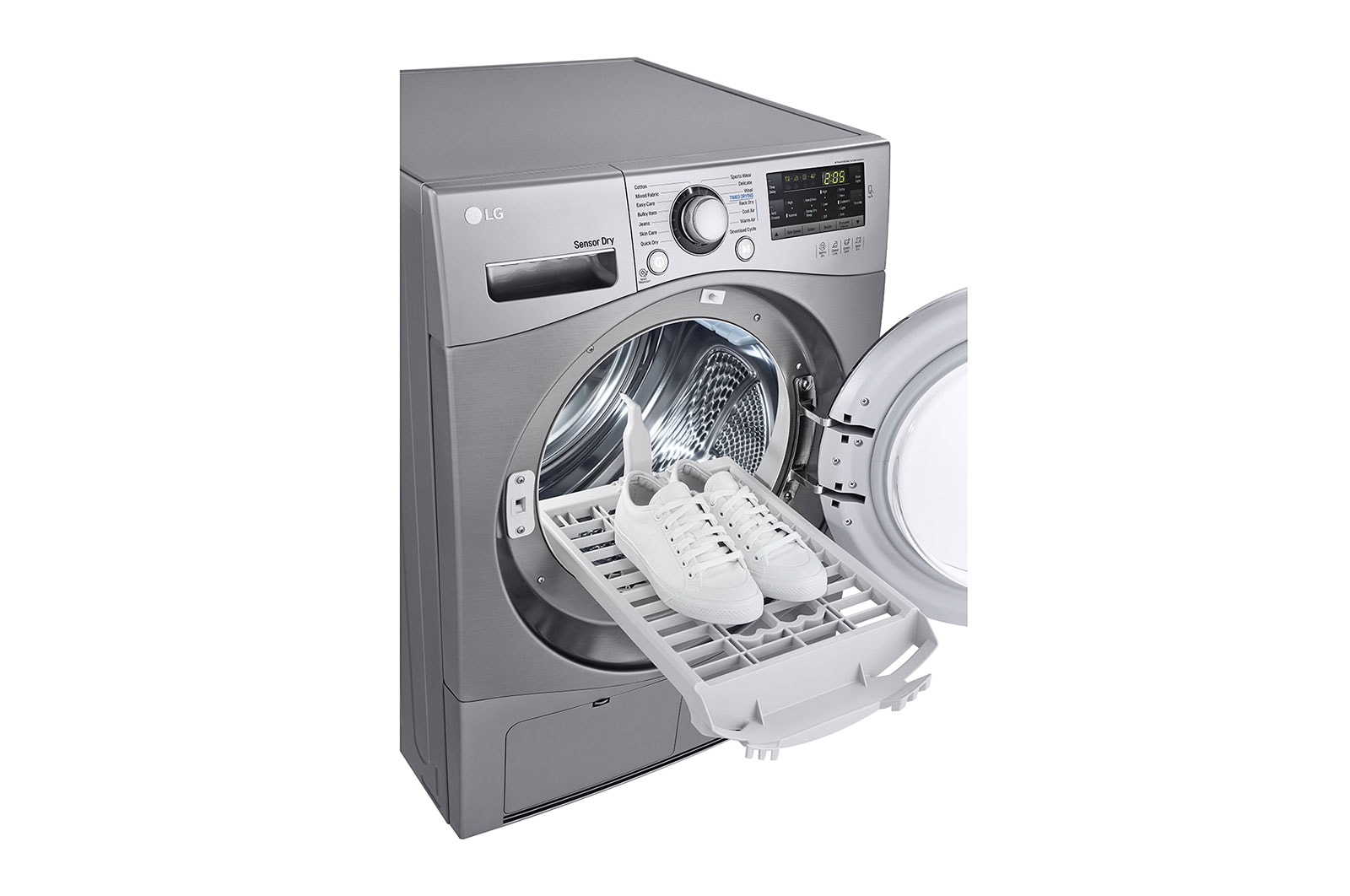 LG Dryer, Condensing Type, 9 Kg, Sensor Dry, Smart Diagnosis™, RC9066G2F