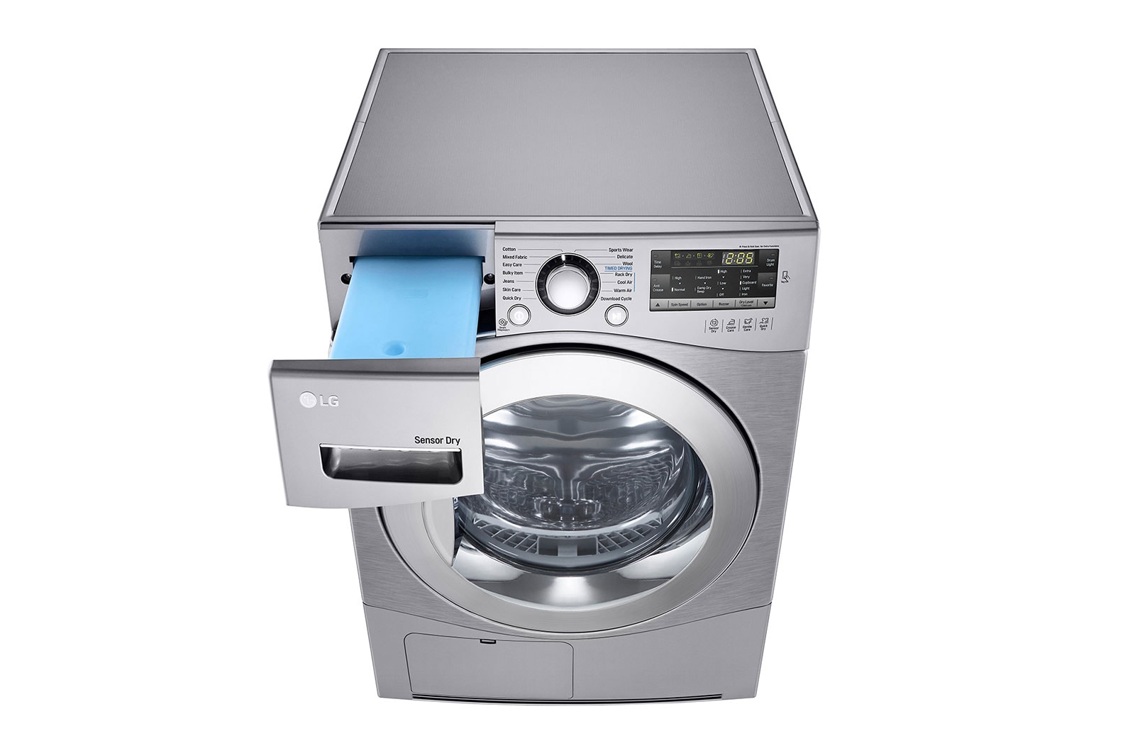 LG Dryer, Condensing Type, 9 Kg, Sensor Dry, Smart Diagnosis™, RC9066G2F