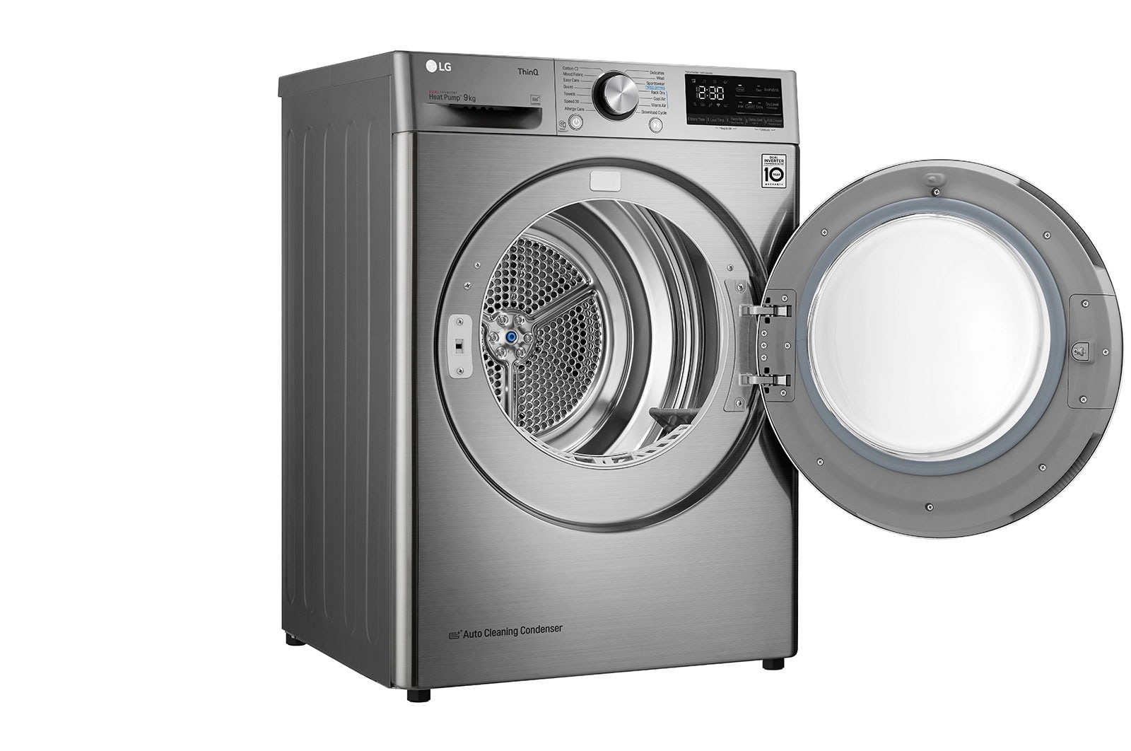 LG Sensor Dryer 9kg, Dual Inverter, Silver LG UAE